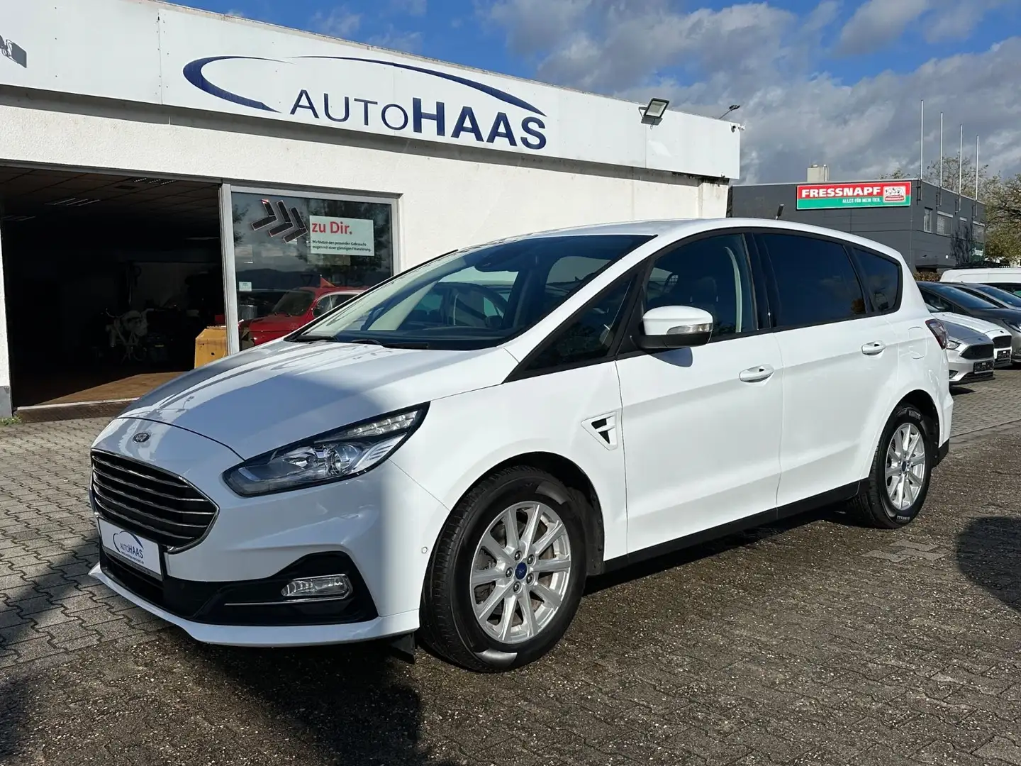 Ford S-Max 2.0 TDCi*AUTOMATIK*AHK*Kamera*KeyGO*APP* Weiß - 1