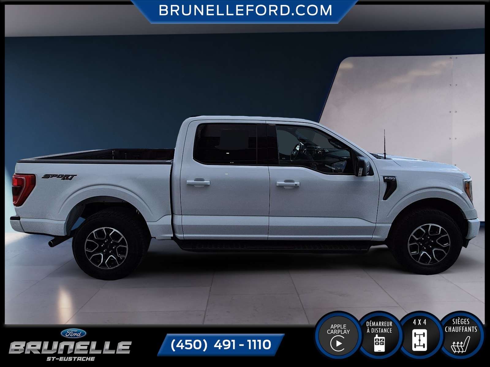 2023 Ford F-150 XLT 302A/4X4/CREWCAB/CARPLAY — снимка 1