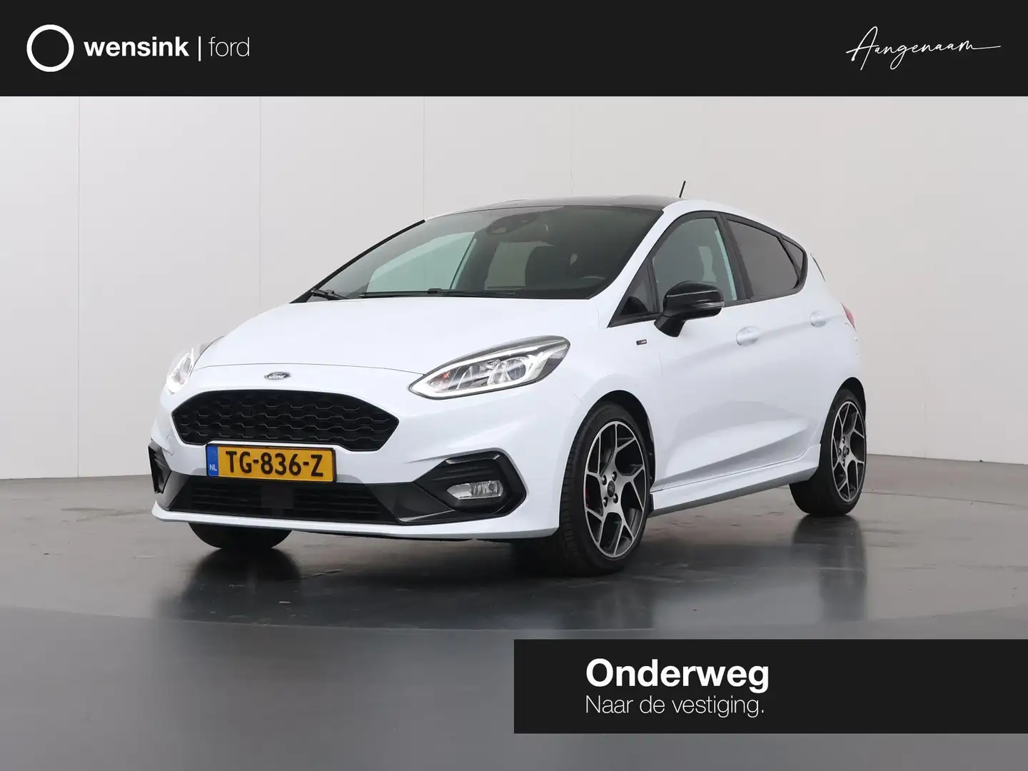 Ford Fiesta 1.0 EcoBoost ST-Line | Navigatie | Parkeercamera | Blanc - 1