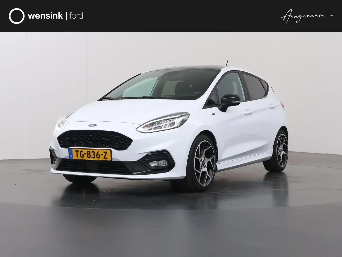 Ford Fiesta 1.0 EcoBoost ST-Line | Navigatie | Parkeercamera | Blanc - 1