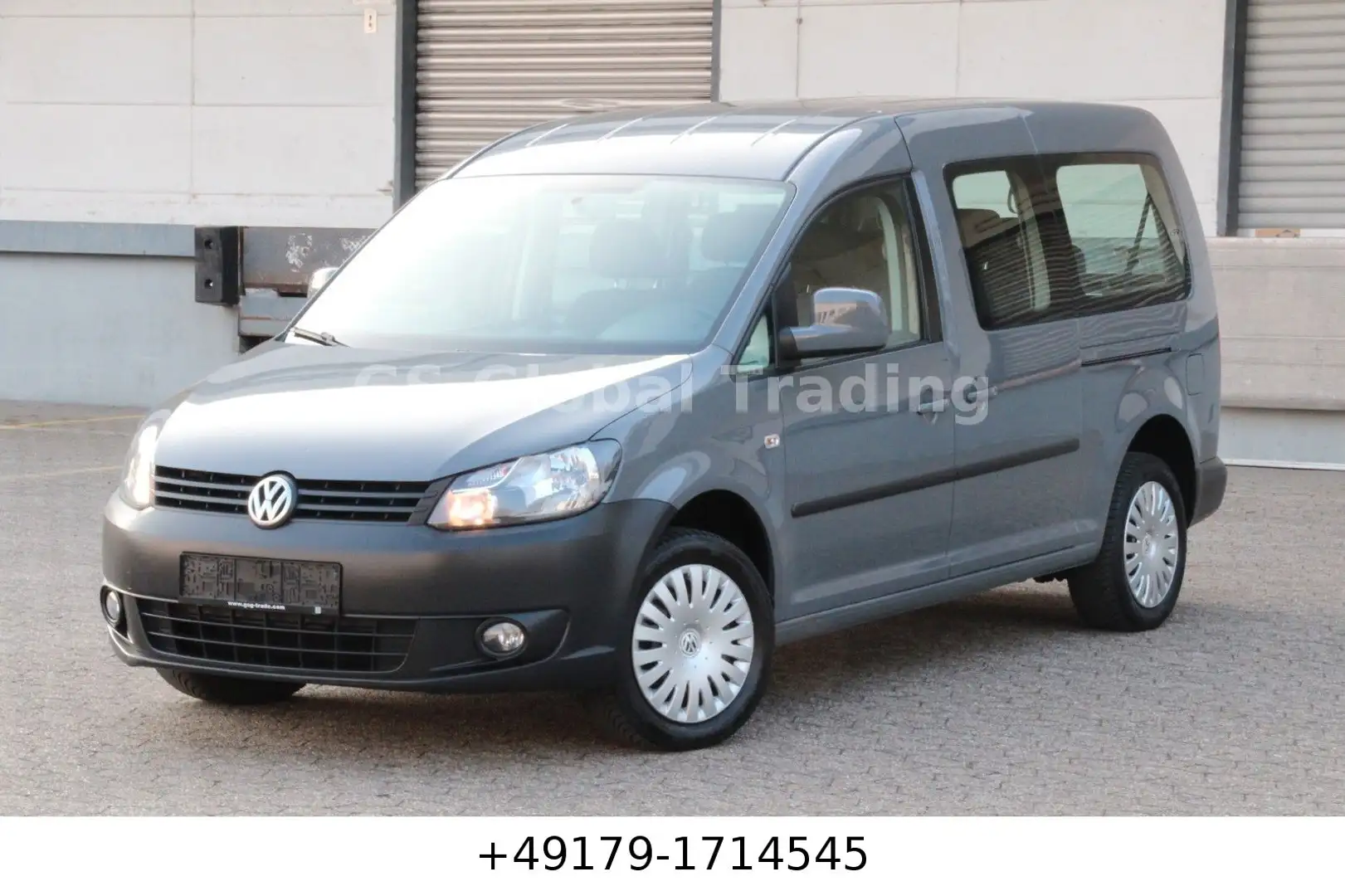 Volkswagen Caddy 2.0i EcoFuel 80kW Maxi Trendline 7-Si 1-Hd Grau - 1