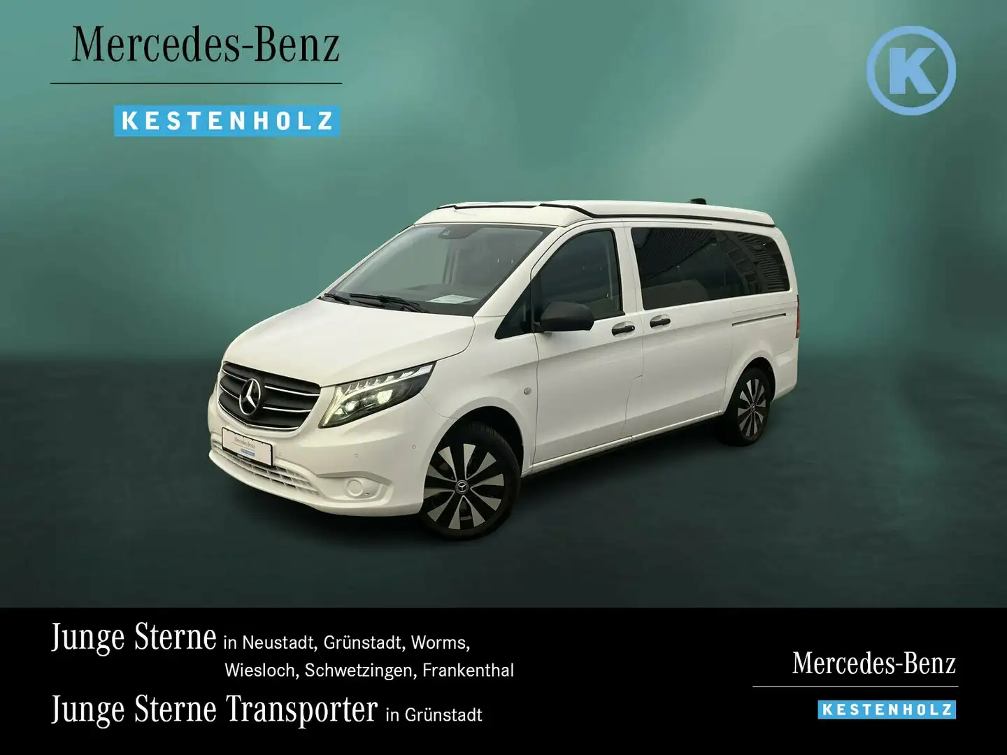 Mercedes-Benz Vito Vito 119 CDI 4x4 Tourer PRO Lang LED+DISTR+PTS BC Weiß - 1