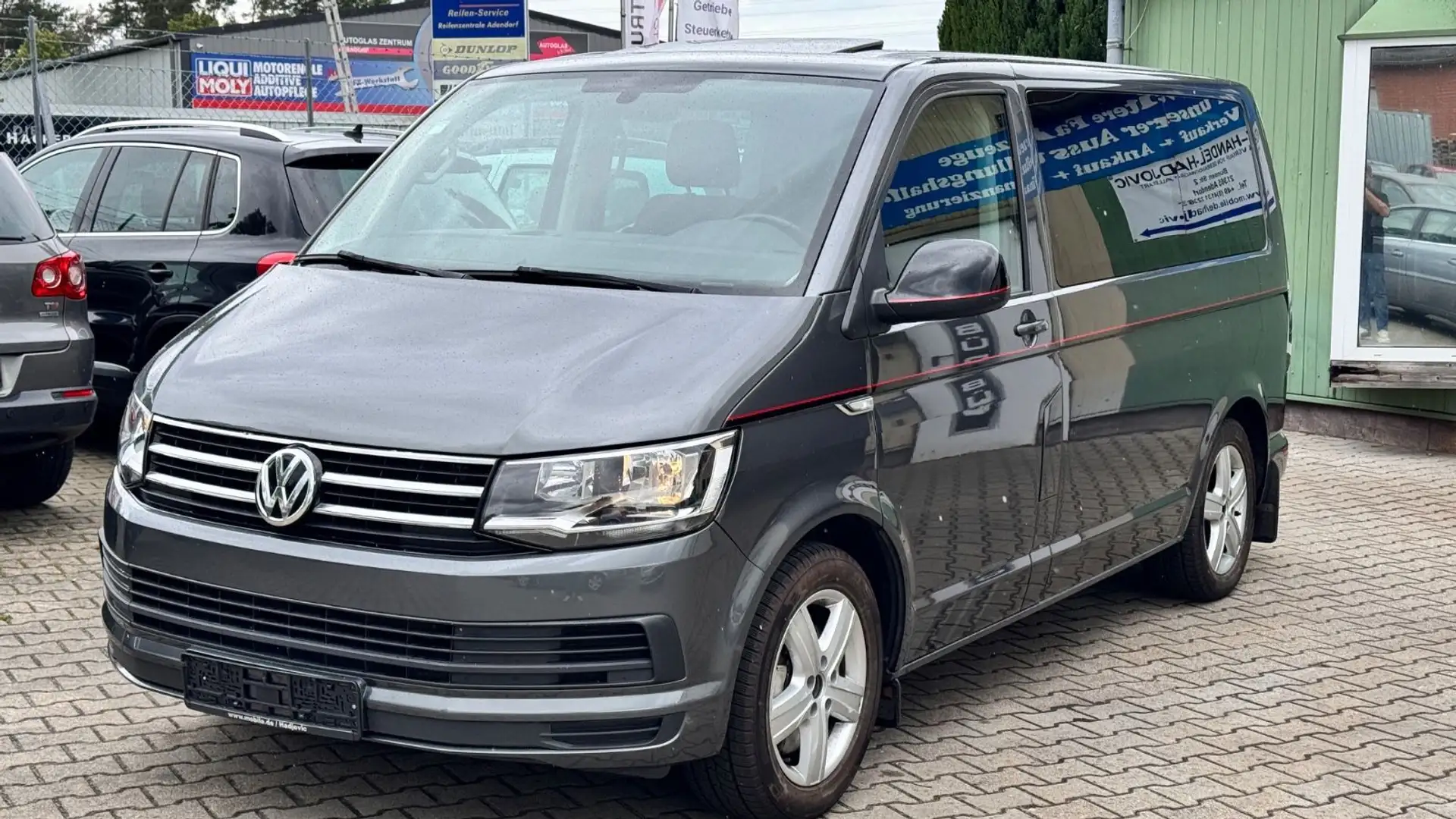 Volkswagen T6 Transporter T6 Mixto 5 Sitzer 2.0TDI Automatik S-Dach/Navi Gris - 1