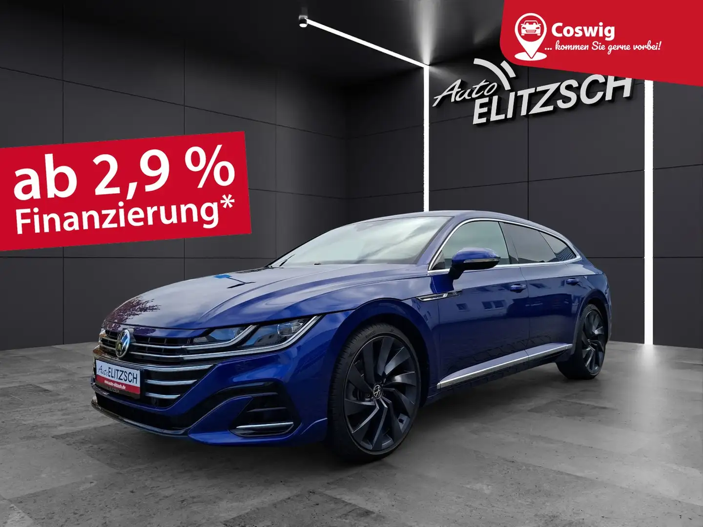 Volkswagen Arteon SB TSI R-Line DSG LED Navi ACC PDC SH 20" Blau - 1