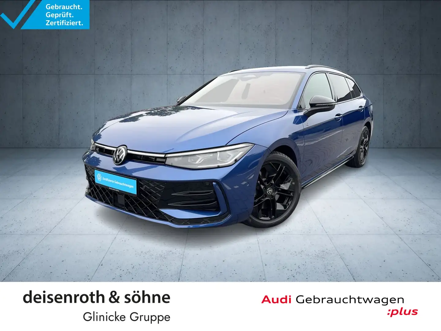Volkswagen Passat Variant R-Line 2.0 TDI 4M StHz/AHK/Nav/Ma Blau - 1