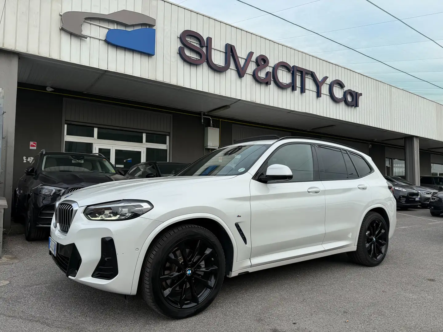 BMW X3 X3 xdrive20d mhev 48V Msport TETTO PANORAMICO Weiß - 1