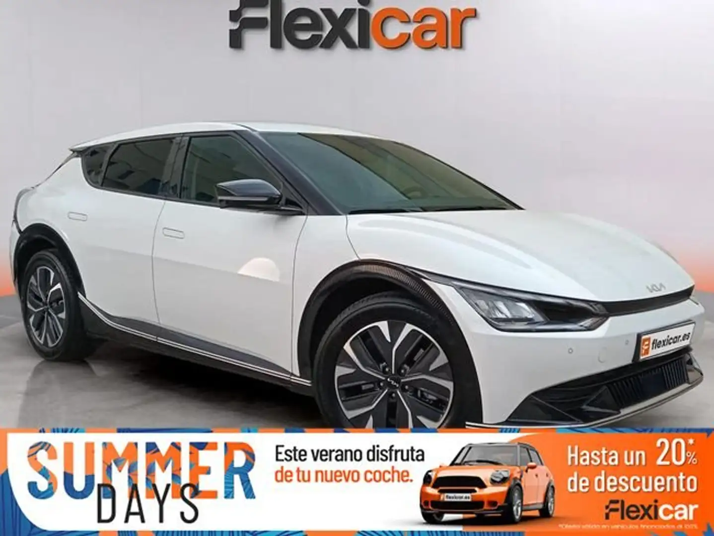 Kia EV6 Air+58kWh+125kW+RWD Blanc - 1