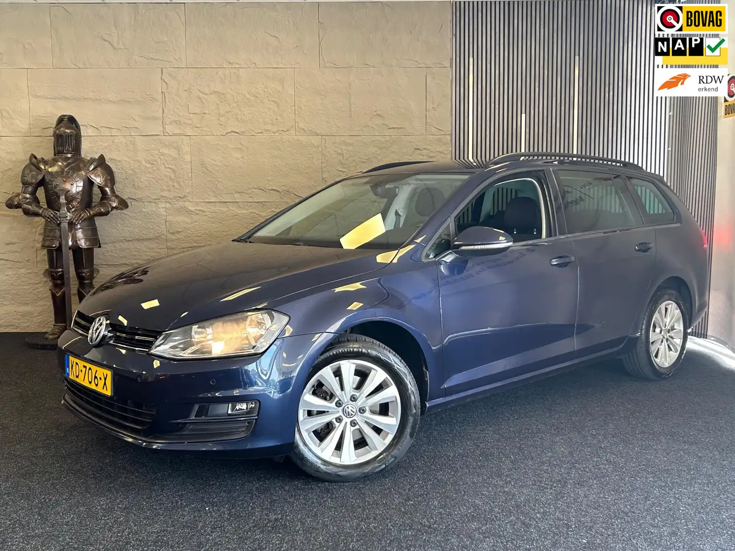 Volkswagen Golf Variant 1.6 TDI Comfortline|GARANTIE|AIRCO|1E EIG|NAP|NAVI Azul - 1