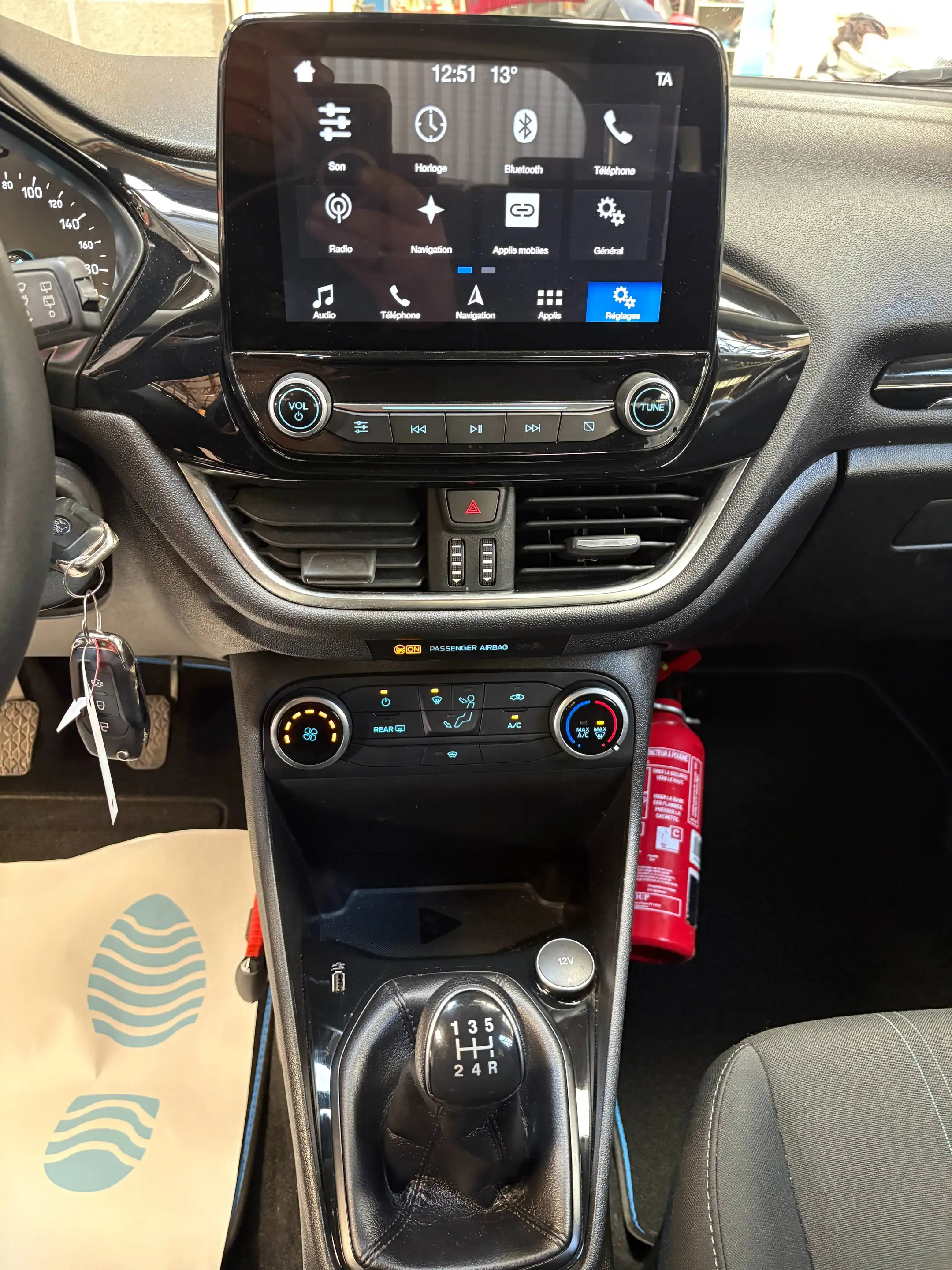 Ford Fiesta Fiesta 1.1i 82cv*01/2019*Apple Carpla-Bluetooth-Airco* Garantie 1 an — photo 9