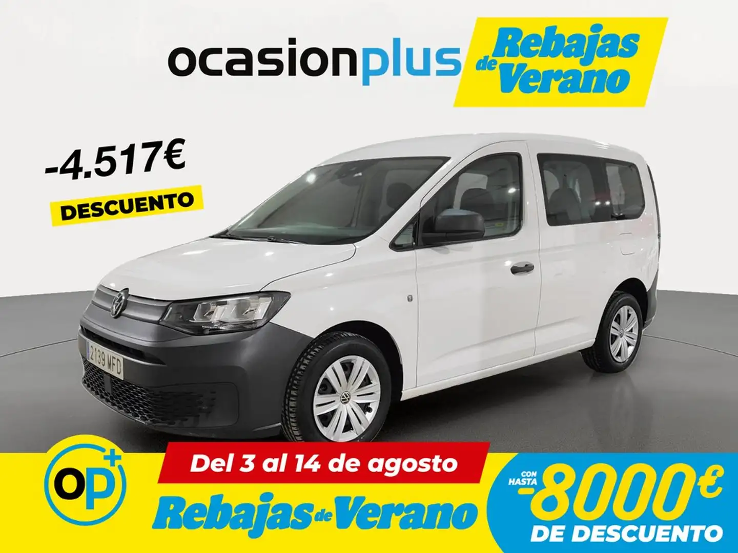 Volkswagen Caddy 2.0TDI Kombi 75kW Blanco - 1