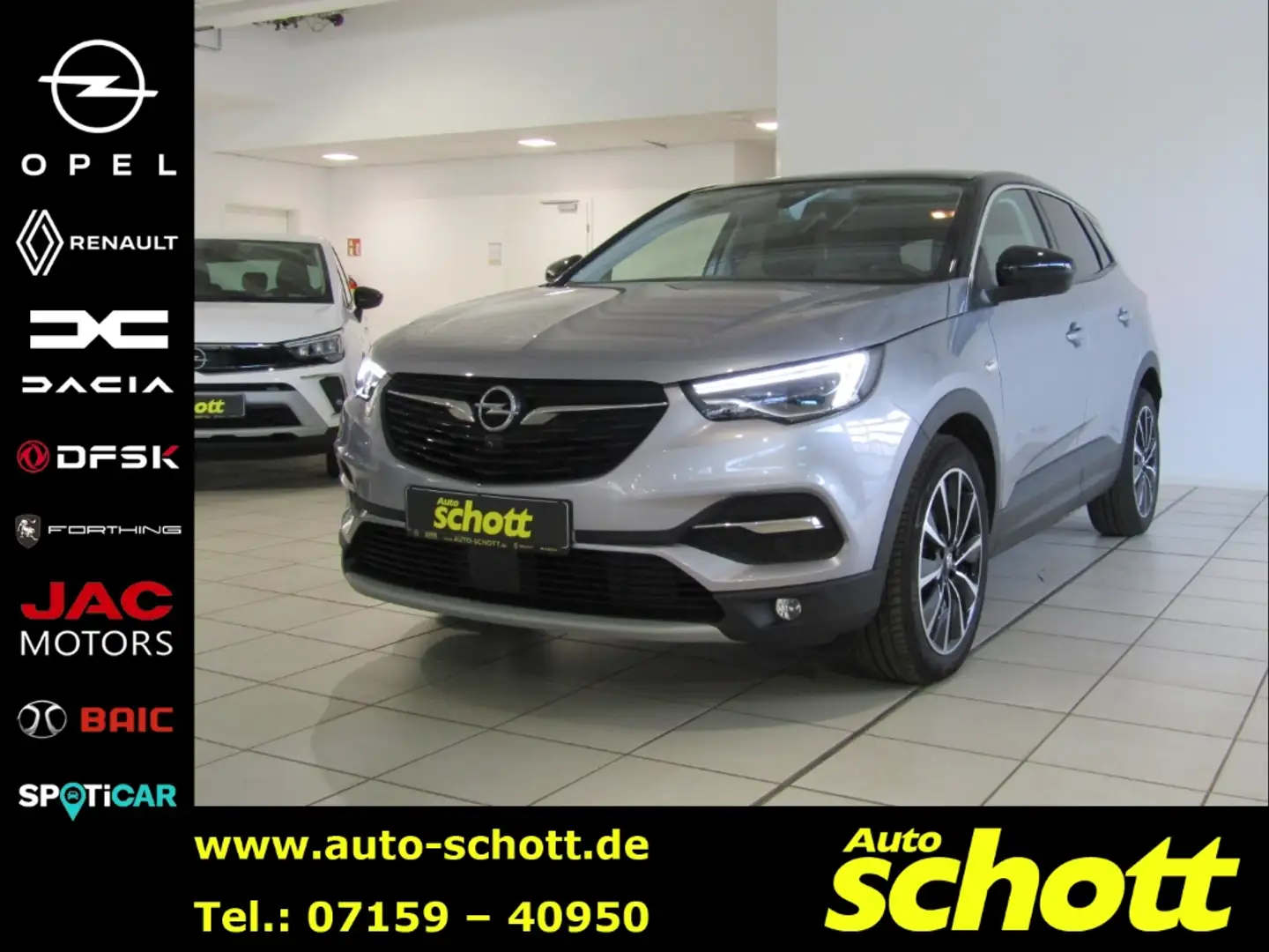 Opel Grandland , Ultimate 1.6 Direct Injection Turbo, Grau - 1