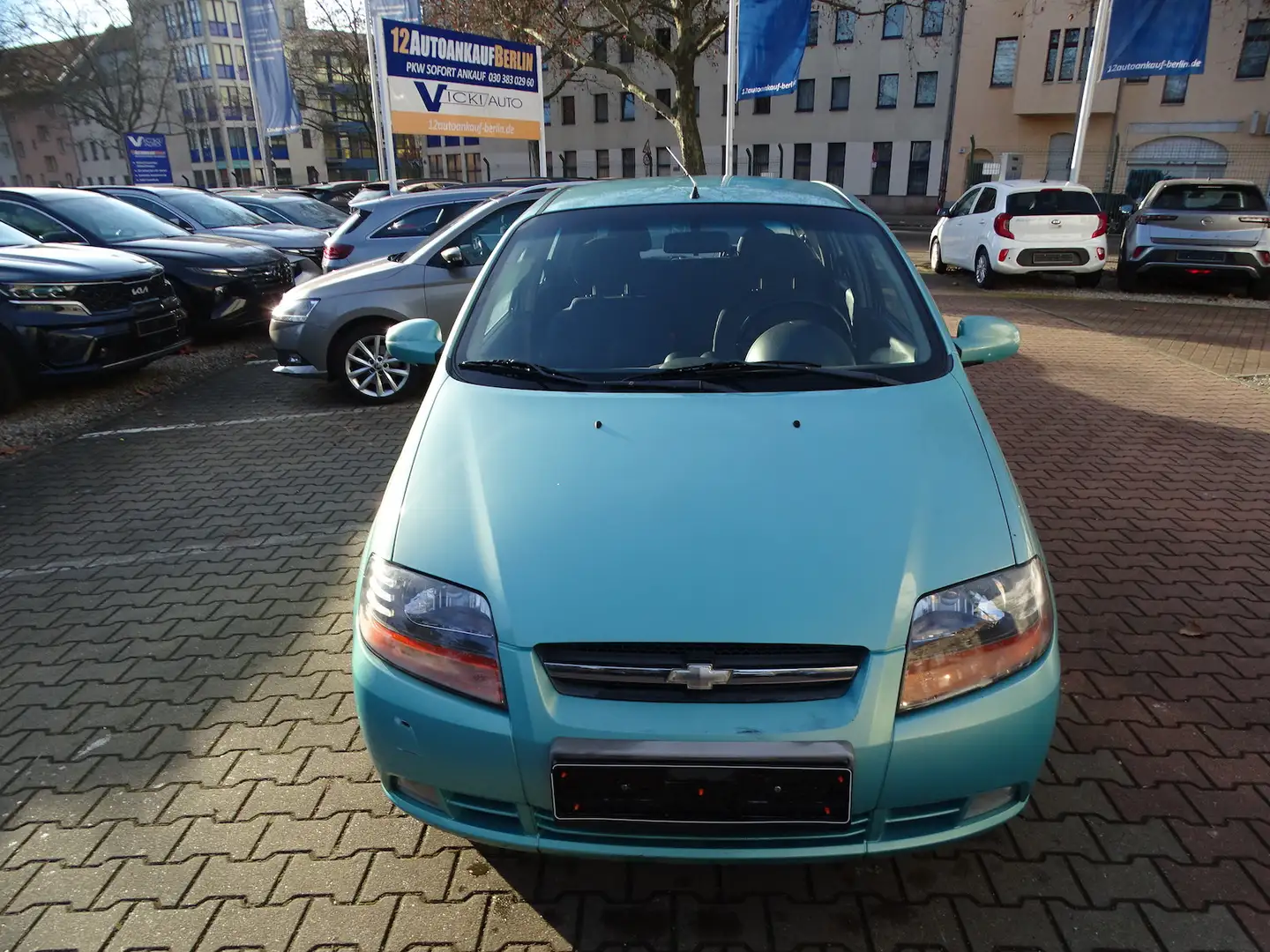 Chevrolet Kalos 1.4 SX Sport Automatik ohne Tüv Grün - 1