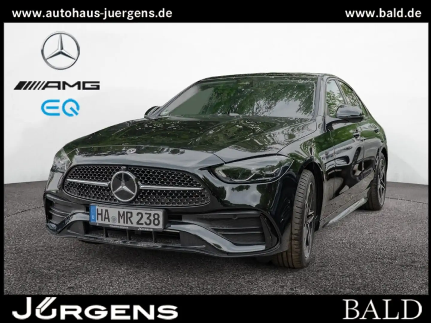 Mercedes-Benz C 180 AMG-Sport/LED/Night/360/Totw/Ambiente Negru - 1