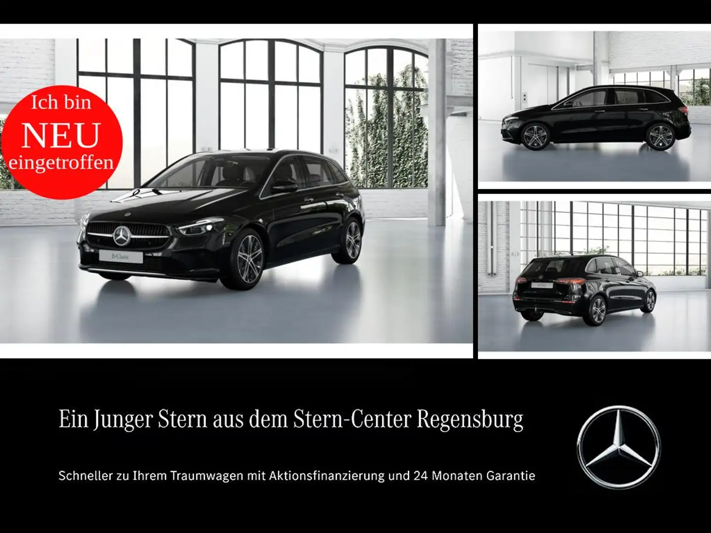 Mercedes-Benz B 220 4M PROGRESSIVE+AHK+MEMORY+360°+DISTRONIC++ Schwarz - 1