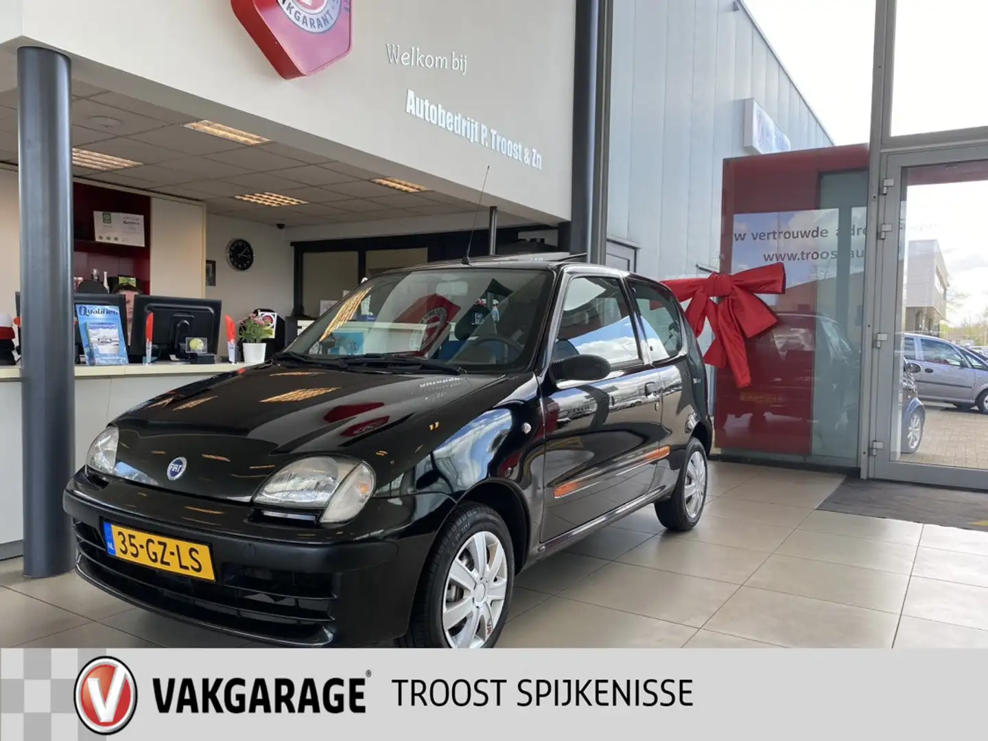 Fiat Seicento 1.1 S,5Zits,Schuifkanteldak,Aux Aansluiting Чорний - 1