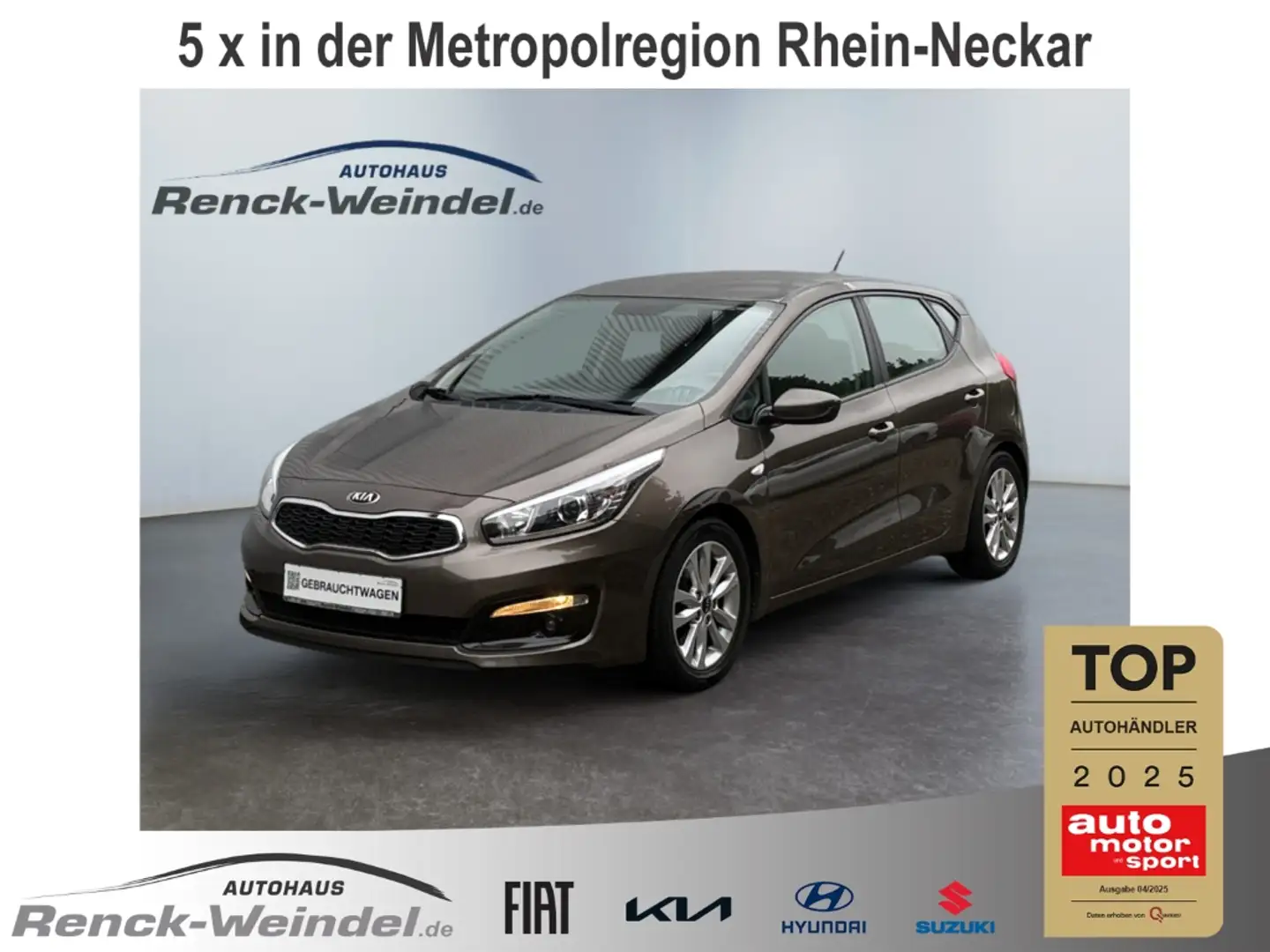 Kia Ceed / cee'd Edition 7 1.4 Klima BT Park Distance Control Sitzh Beige - 1