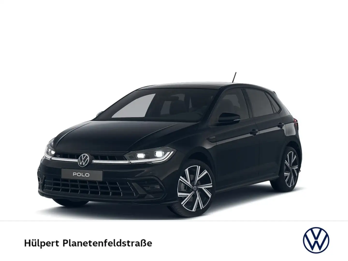 Volkswagen Polo 1.0 R-LINE DSG PANO NAVI KEYLESS CAM LM17 Zwart - 2