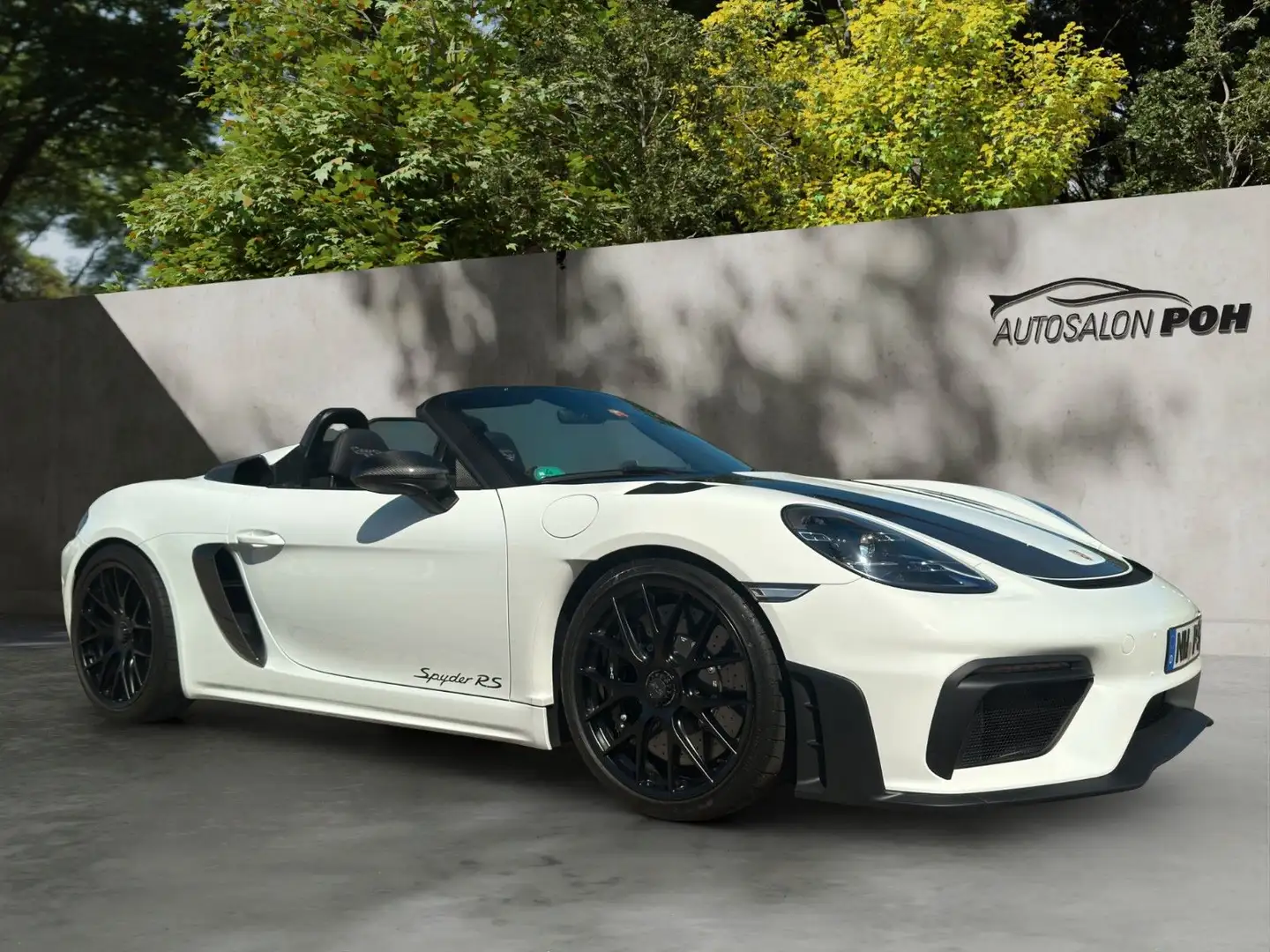 Porsche Boxster 718 SpyderRS/Weissach/Magnesium/PCCB Blanc - 1