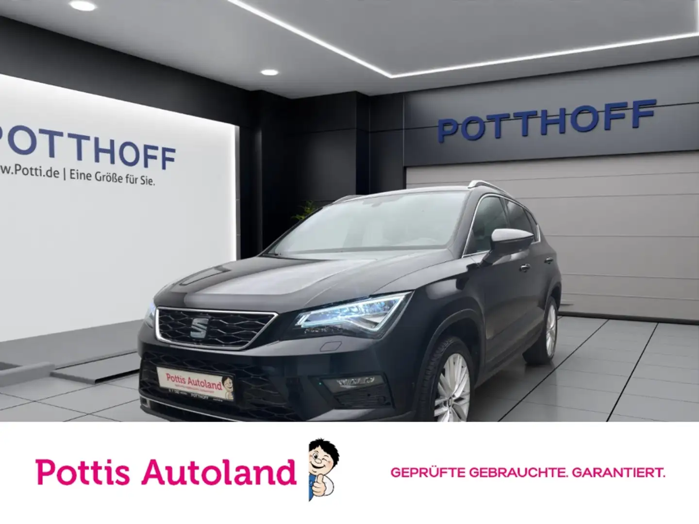 SEAT Ateca 1.5 TSI XCELLENCE AHK KAMERA PDC NAVI Schwarz - 1