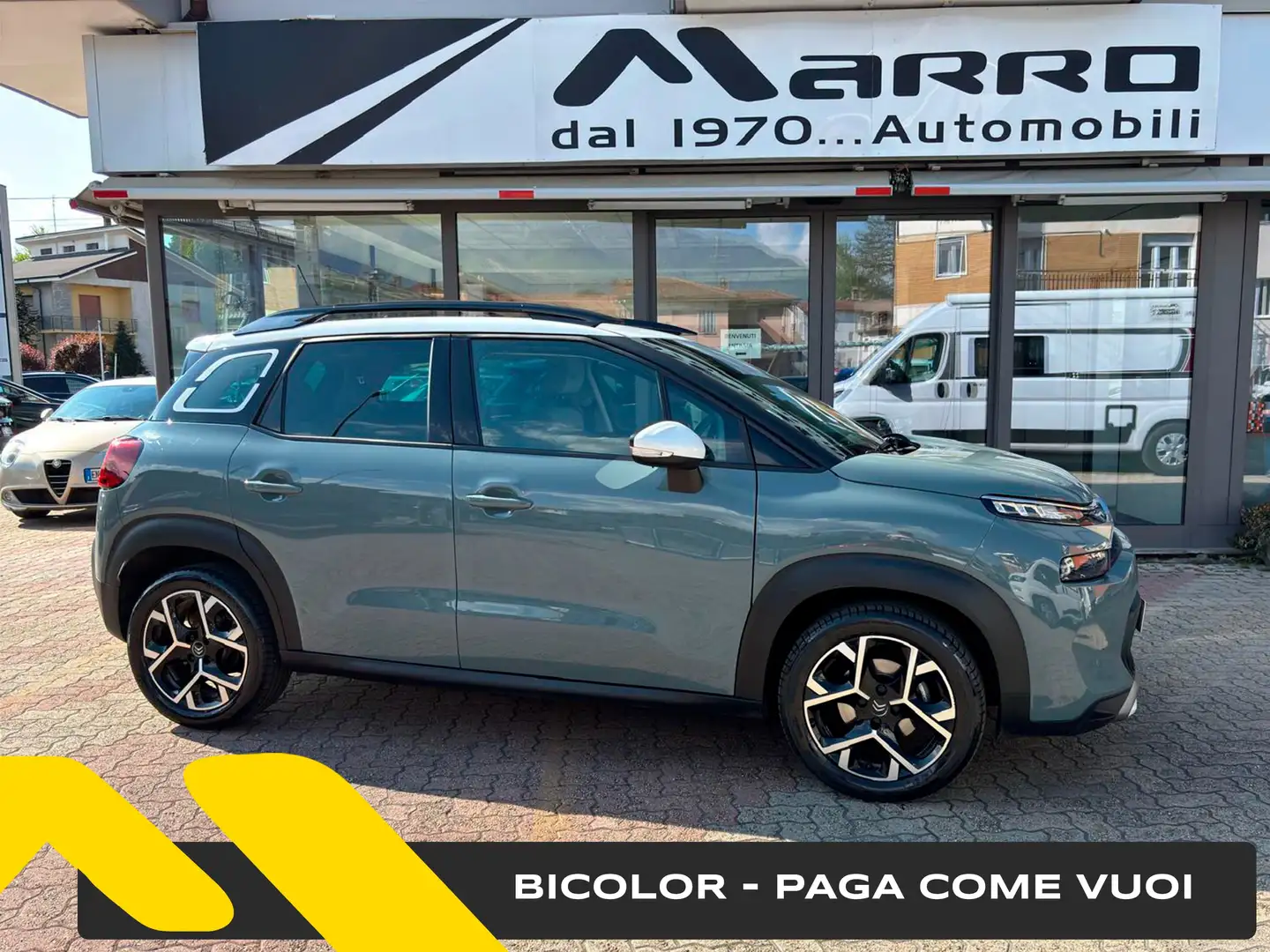 Citroen C3 Aircross 1.2  Shine Pack RETROCAMERA-NAVI-SENSORI Gris - 1