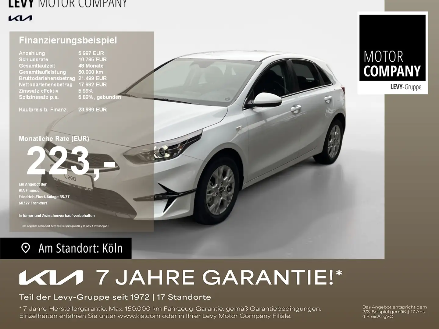 Kia Ceed / cee'd Ceed 1.5 T-GDI Vision +DCT+Komfort+Navi+R.Kamera+ Alb - 1