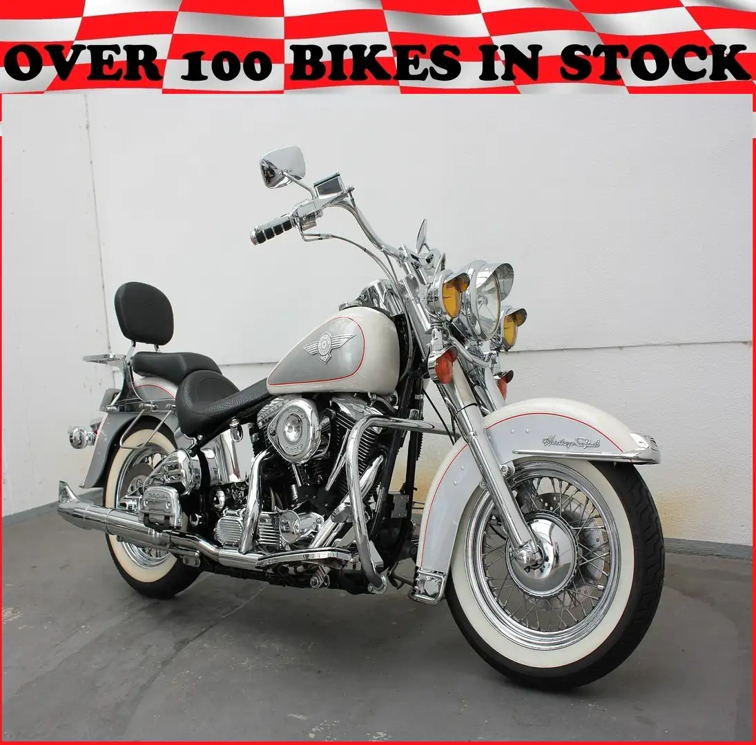Harley-Davidson Softail FLSTN Softail Nostalgia Blanco - 1