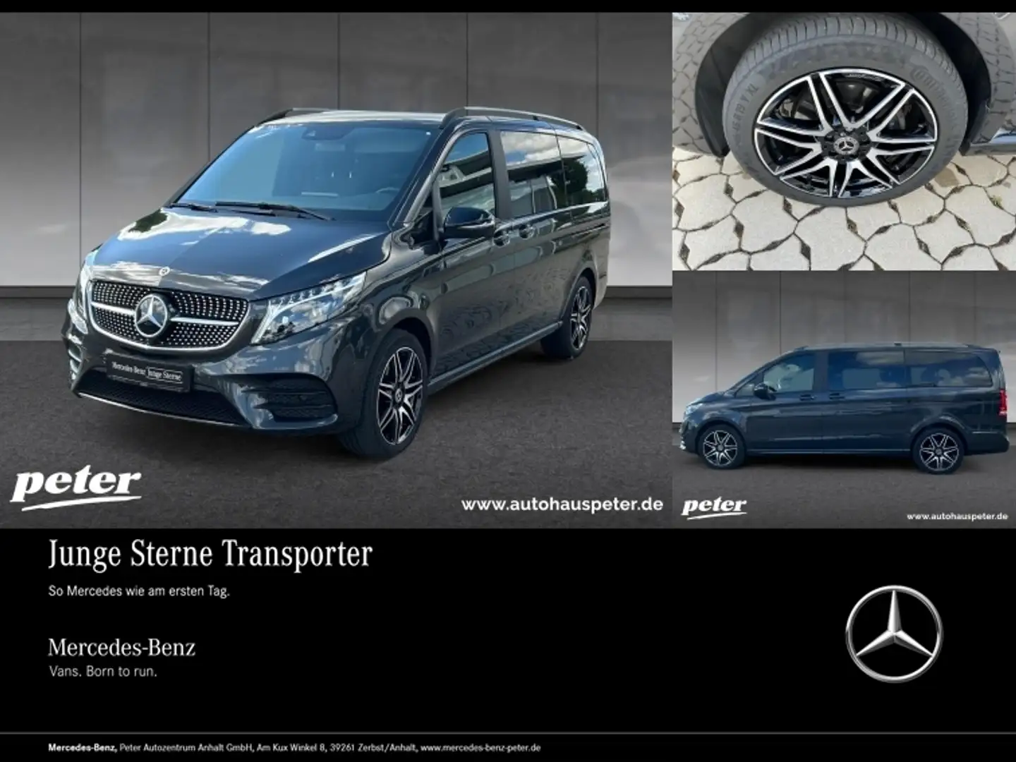 Mercedes-Benz V 300 d 4MATIC EDITION AMG AIRMATIC+PANO+LED+AHK Gris - 1