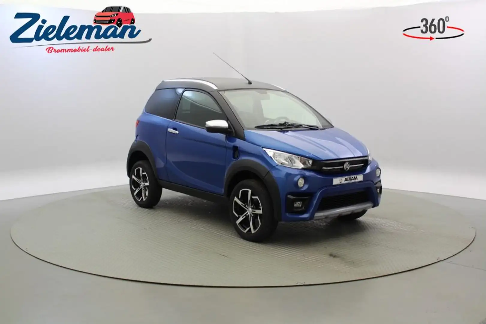 Aixam Crossover Highline Sport - 2022 - 970 km  - Camera, Leer Blau - 1