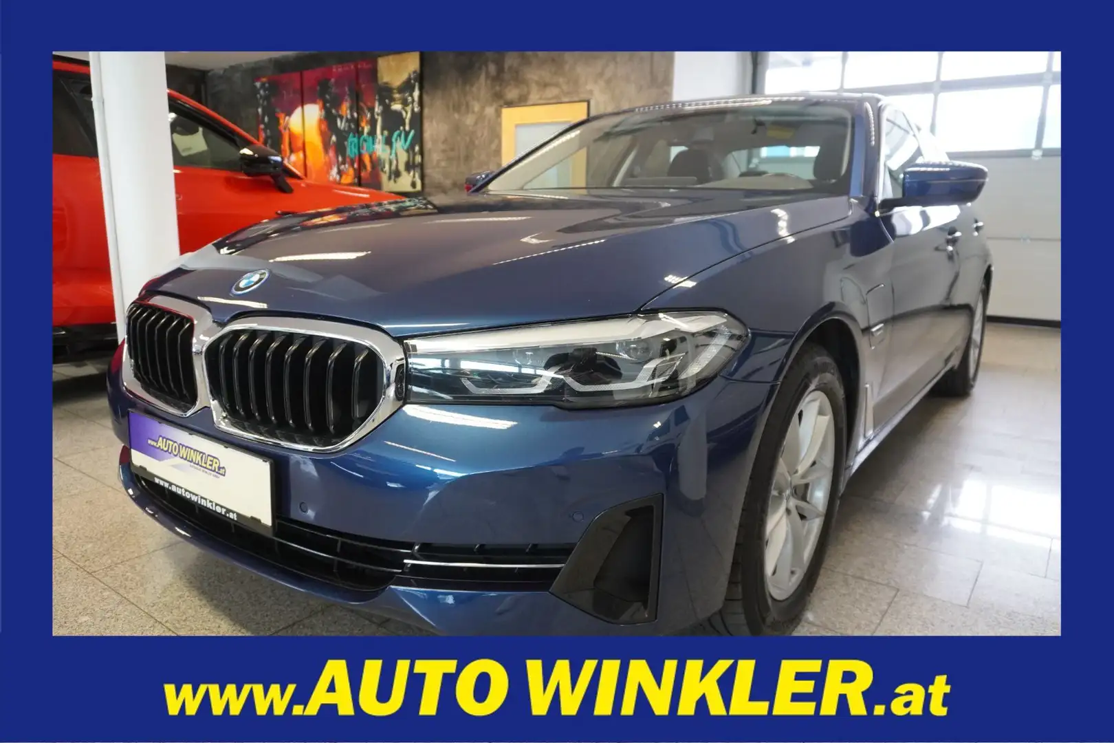 BMW 530 e PHEV xDrive Limousine Aut./LED/Nav.Prof. Blau - 1