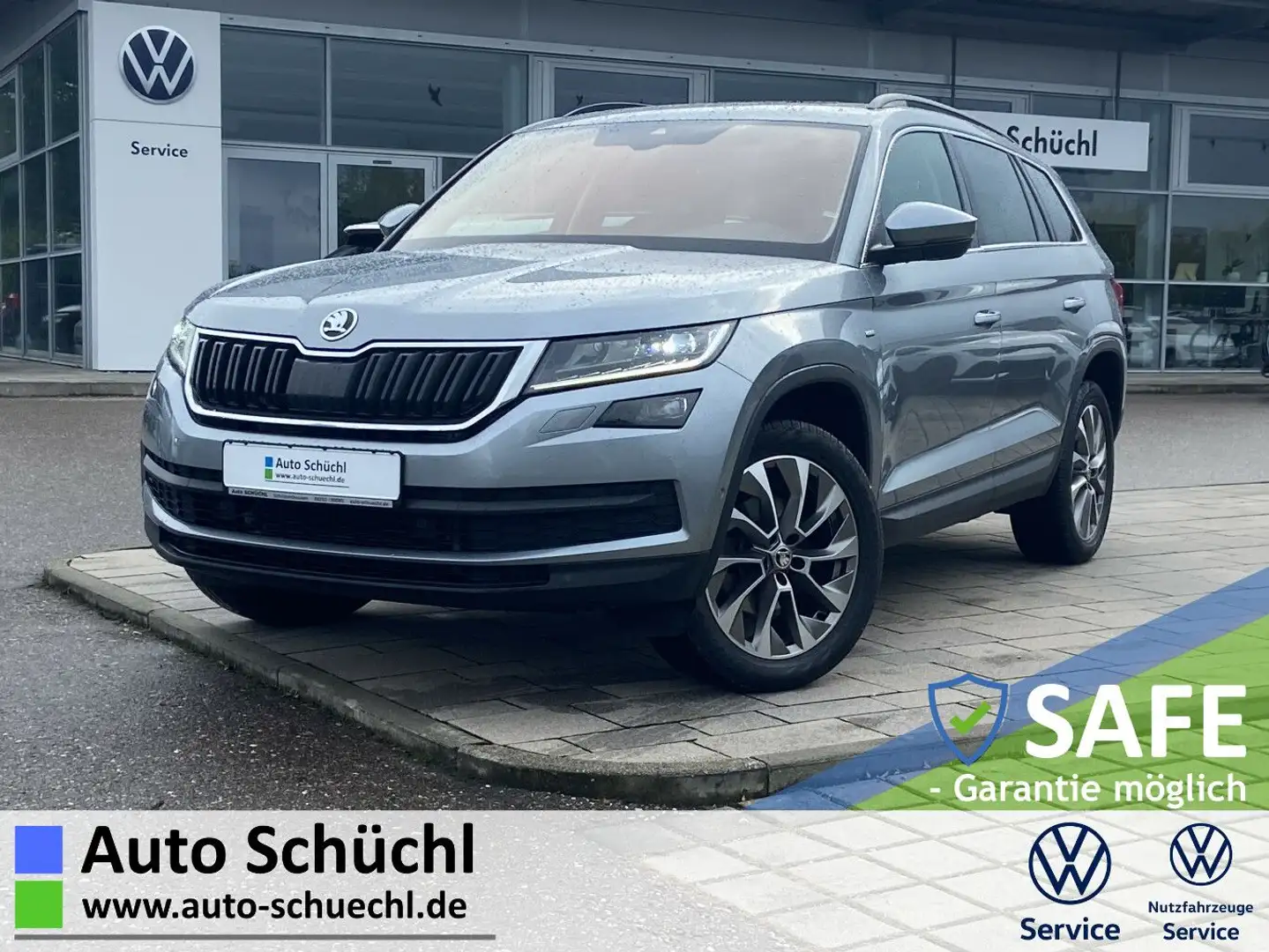 Skoda Kodiaq 2.0 TDI DSG 4x4 CLEVER 19"+EL.HECK+NAVI+L Grau - 1