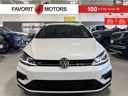 White 2019 Volkswagen Golf R Hatchback All-Wheel Drive Automatic
