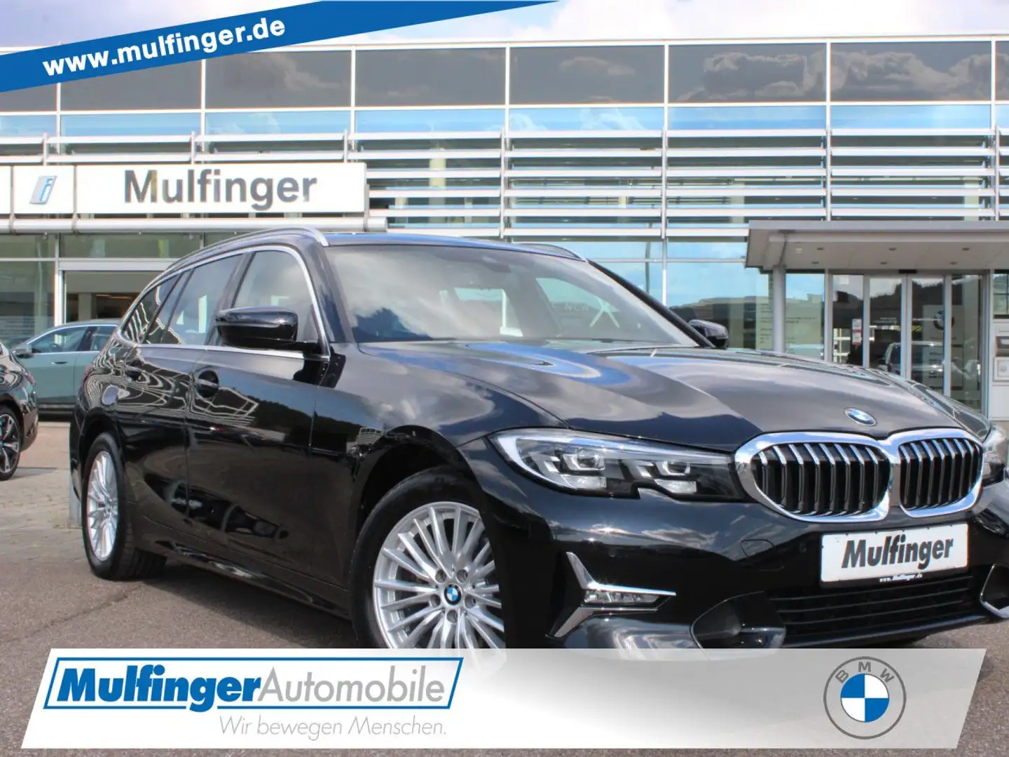 BMW 320 d T. Standh. PanoD.Kamera HiFI Lenkradh. AHK Schwarz - 1