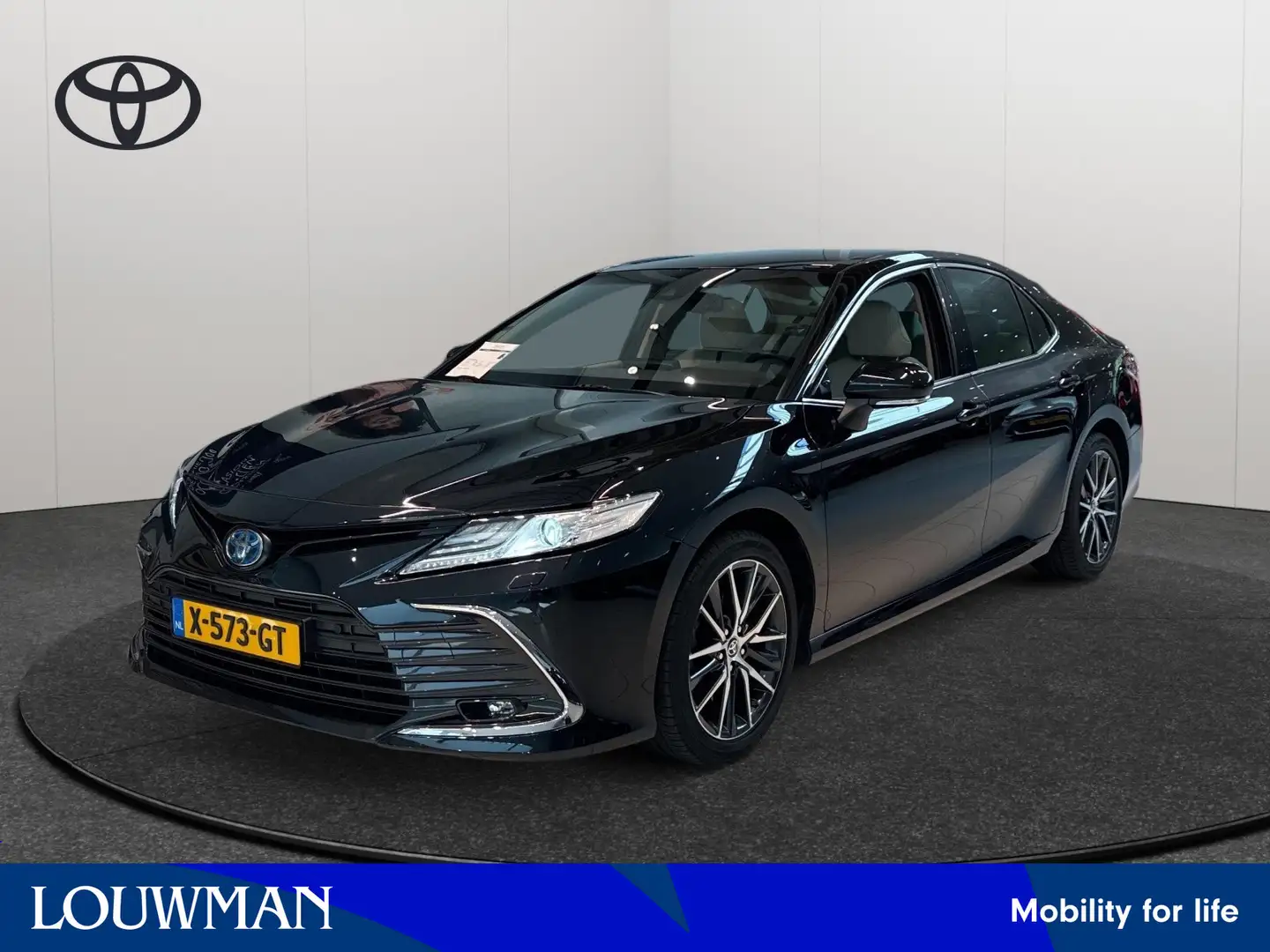 Toyota Camry 2.5 Hybrid Executive Automaat | leder | full navi Zwart - 1