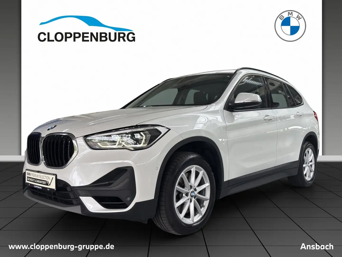 BMW X1 xDrive20i Advantage Head-Up+AHK+Navi+ACC+SHZ Weiß - 1