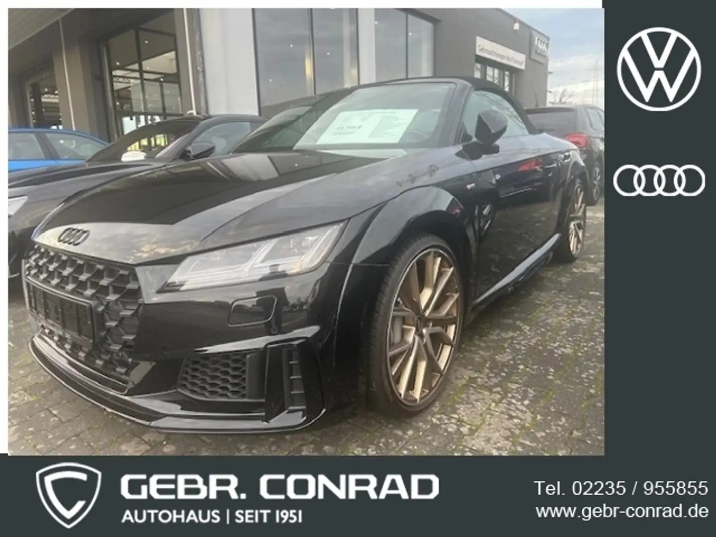 Audi TT Roadster 45 TFSI quattro, NP: 70.000 € Schwarz - 1