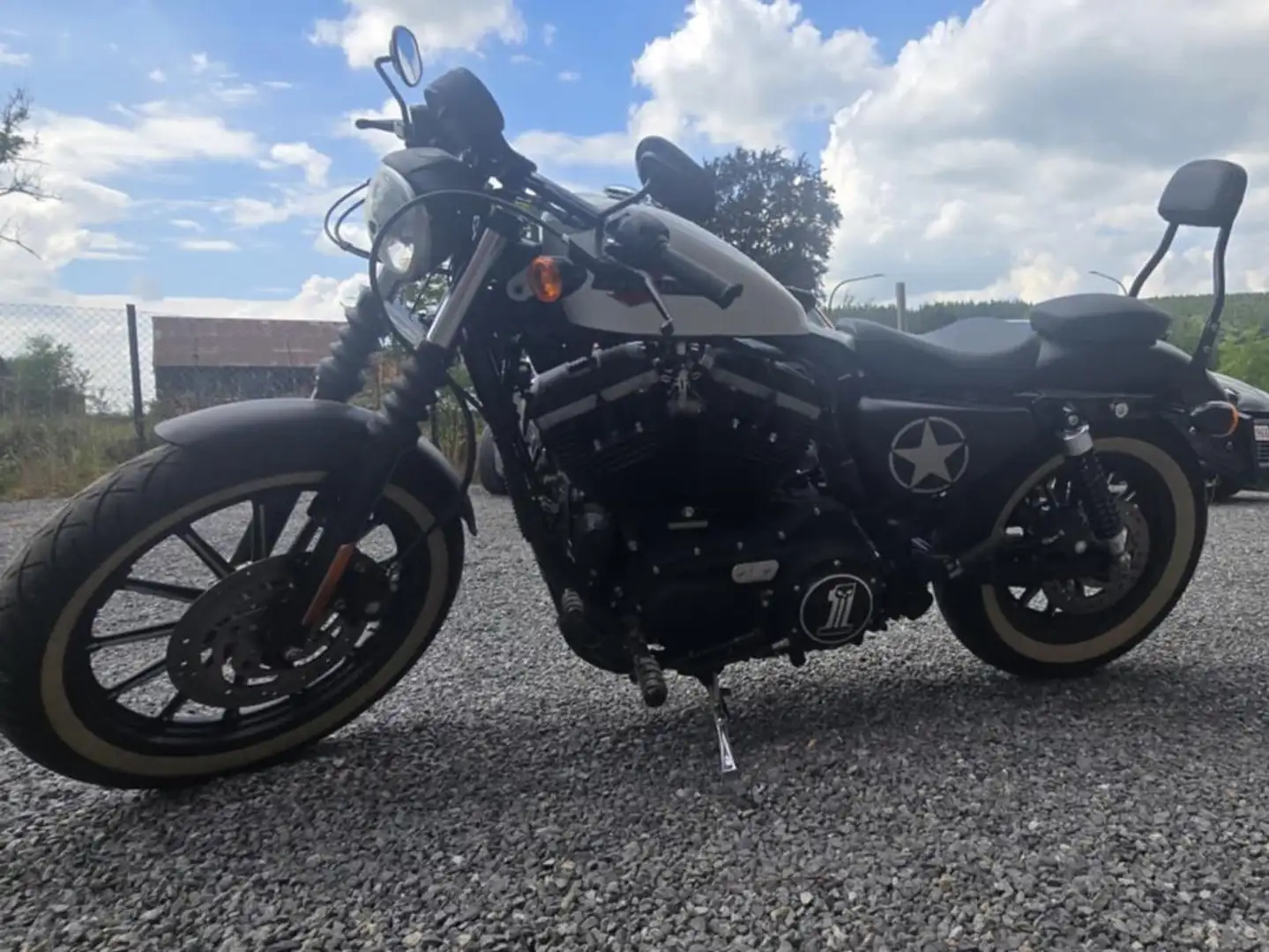 Harley-Davidson Iron 883 Blanc - 1
