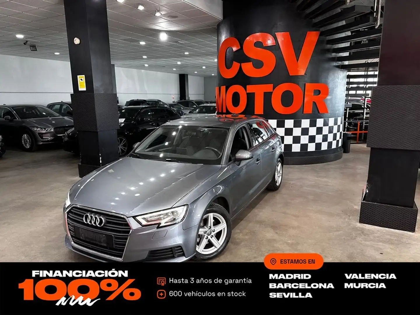 Audi A3 35 TFSI 110kW (150CV) S tronic Sportback Gris - 1
