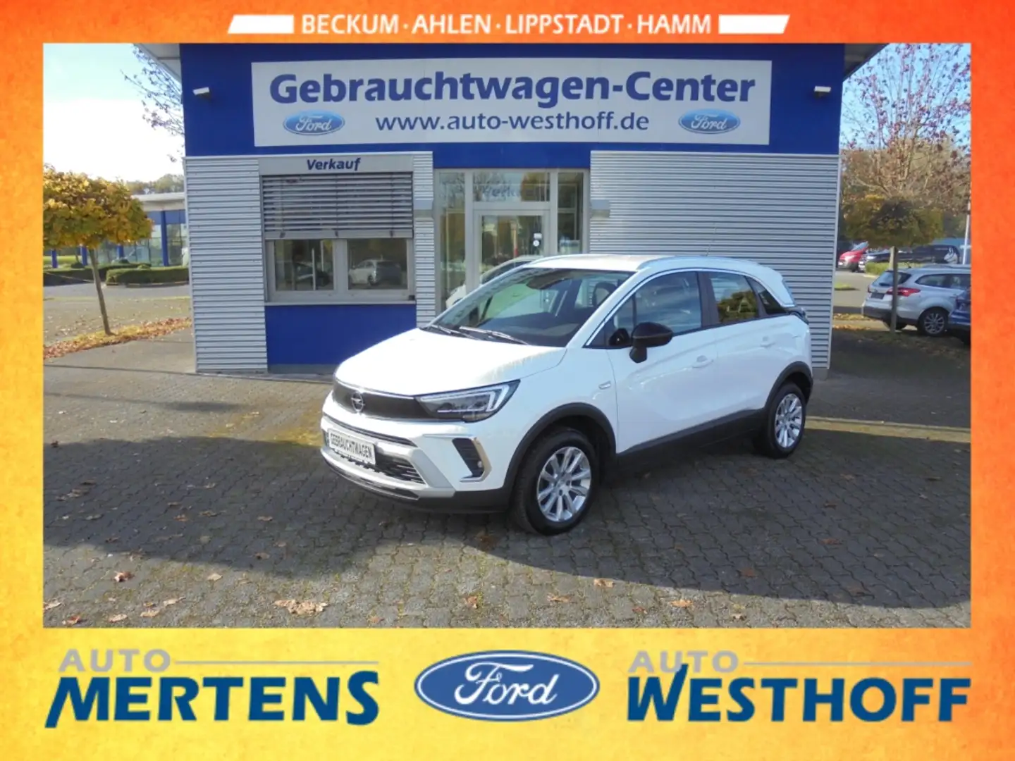 Opel Crossland Elegance Automatik Navi Sitzheizung Weiß - 1