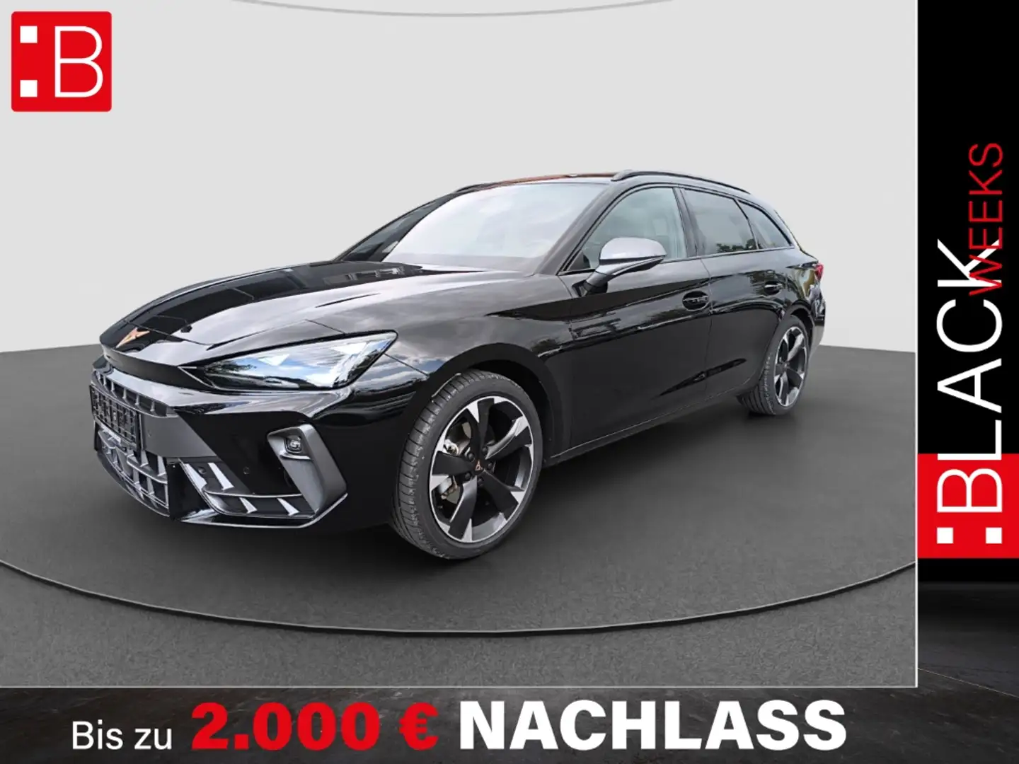 CUPRA Leon Sportstourer 1.5 TSI Style 5-J-G LED NAVI PDC 18LM Schwarz - 1