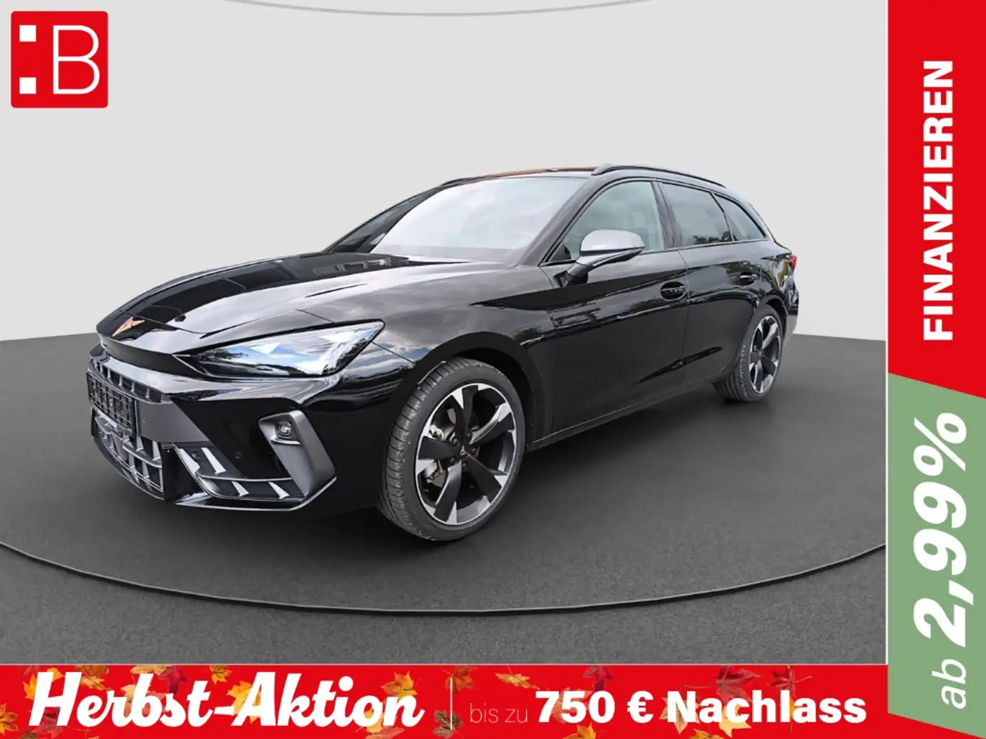 CUPRA Leon Sportstourer 1.5 TSI Style 5-J-G LED NAVI PDC 18LM Schwarz - 1