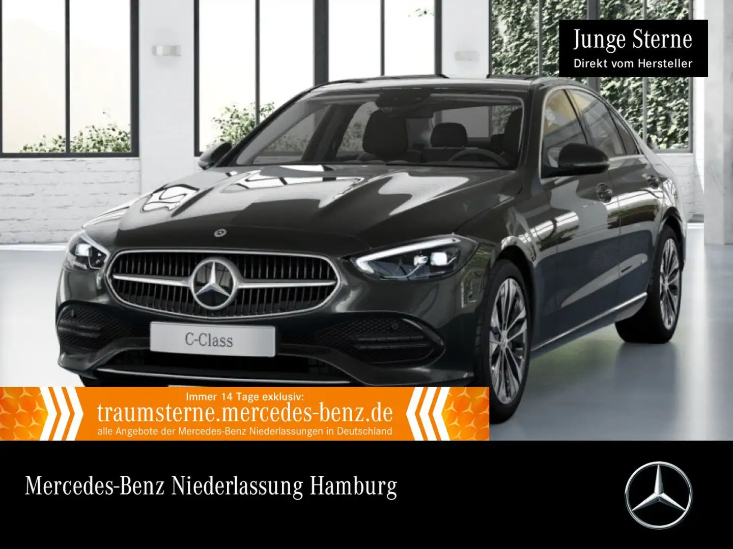 Mercedes-Benz C 300 e 4M AVANTG+PANO+LED+KAMERA+TOTW+KEYLESS+9G Grau - 1