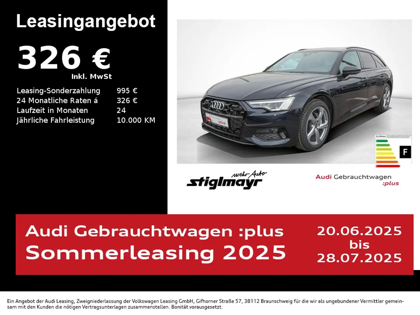 Audi A6 Avant advanced 35 TDI ACC+AHK+HUD+MATRIX+PANO Blau - 1