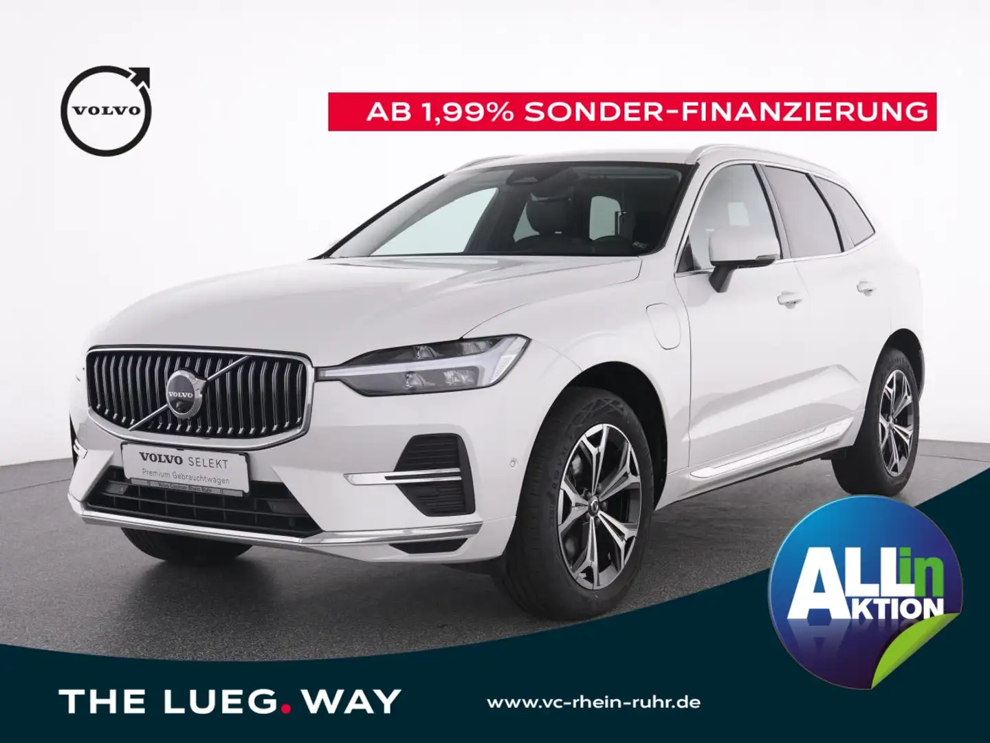 Volvo XC60 T6 AWD Inscription Expr. Plug-In+WINTERPAK+360KAM Alb - 1