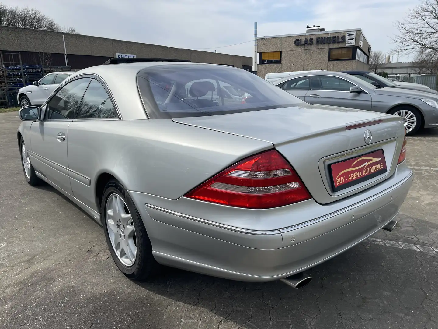 Mercedes-Benz CL 500 V8 Leder Xenon S-Dach Navi Silber Top Gepflegt Grau - 2