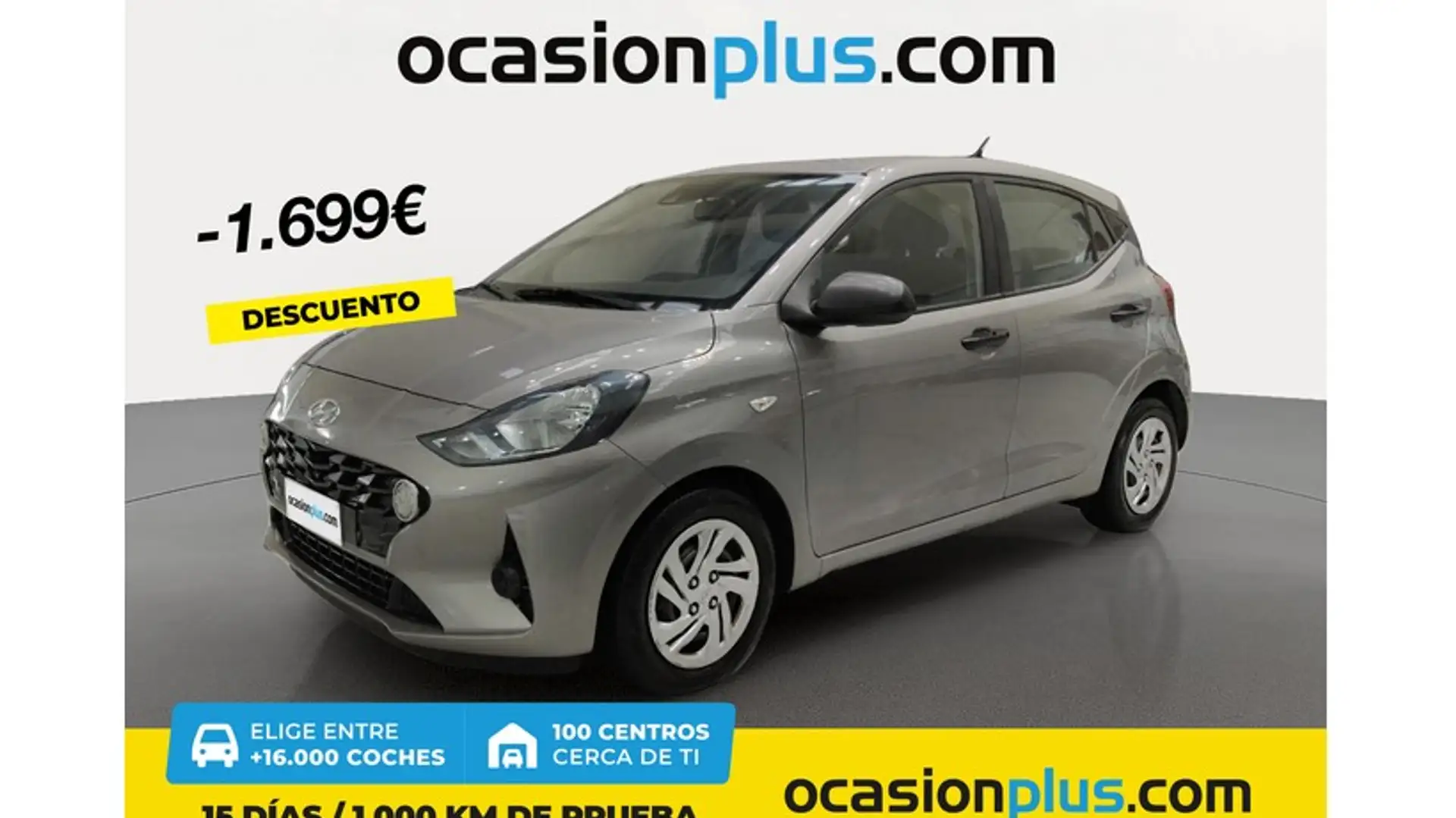 Hyundai i10 1.0 MPI Klass Gris - 1