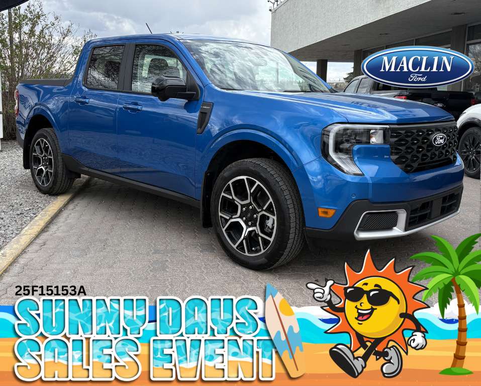 Blue 2026 Ford Maverick Pickup Truck All-Wheel Drive Automatic