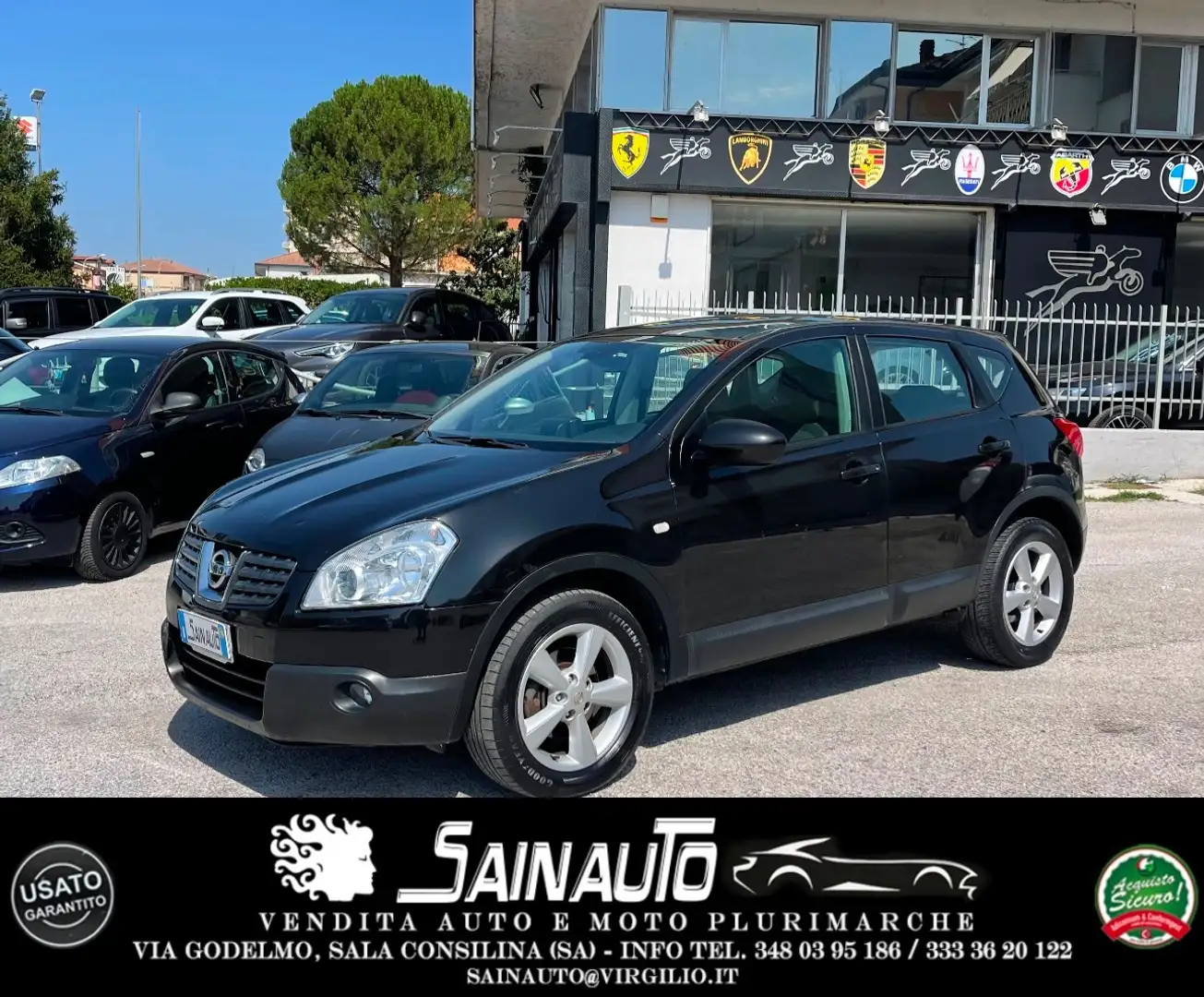Nissan Qashqai Qashqai 2.0 dci Tekna 4x4 GARANZIA Чёрный - 1
