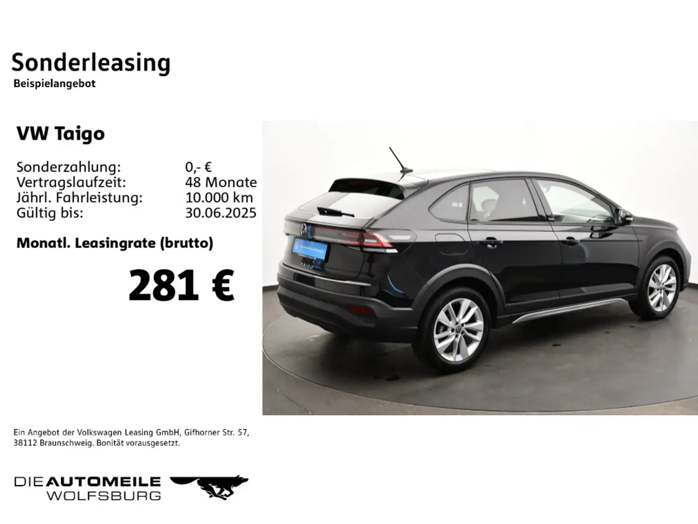 Volkswagen Taigo 1.5 TSI DSG Move Matrix/Beats/Pano Schwarz - 2
