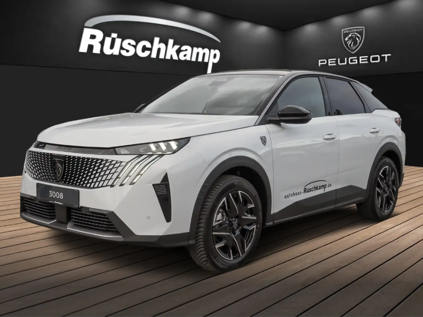 Peugeot 3008 GT 1.2 RückKam Voll-LED elek.Heckklappe Panodach Weiß - 1