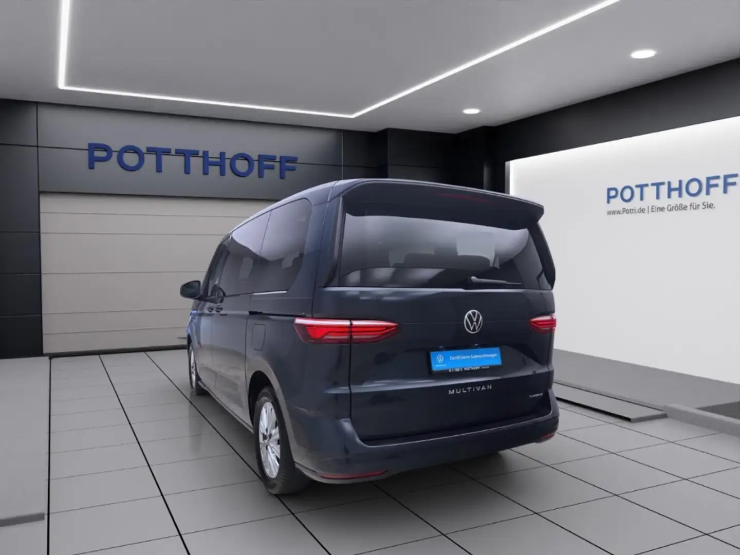 Volkswagen T7 Multivan 1.4 eHybrid DSG PANO AHK NAVI IQ.LIGHT Blau - 2